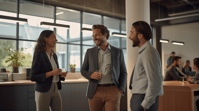 8 Strategies for Successful Small Business Accounting 6 CPollinger A side view of a late 30s man with two co workers. A 2e2f2e58 adbf 466e aa54 85f6e74c0b81