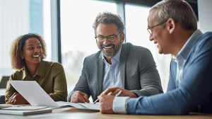 CPollinger A side view of a late 50s white man with two co work ddb3b5ae 2986 4c9a add9 dc2e5d368160