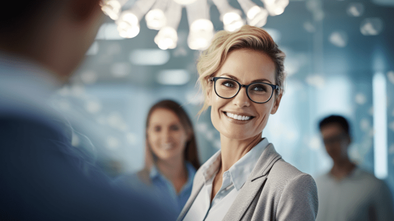 7 Accounting Essentials for Small Business Success 20 cpollinger A side view of a late 40s woman with two co workers. e92a4687 aa0c 4b9e a442 10069c580cdb
